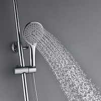 Robinet de bain-douche universel, de luxe, bonne qualité, tuyau en acier inoxydable chromé, robinet de douche