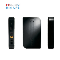 Mylion MUJ46 Mini UPS DC 12V 8000mAh 38.48Wh, Unidad de Respaldo de Batería de Litio BBU para Router WiFi, Gateway y Hogar