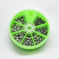 Plomb de pêche Plombs Split Shot Distributeur de pêche Poids avec boîte Emballage 40g 60g 80g 90g 100g 130g 150g
