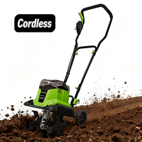 Motoculteur électrique VERTAK 36V Li-Ion 4.0Ah, largeur de travail 280 mm, haute productivité, ameublisseur de sol, usage domestique