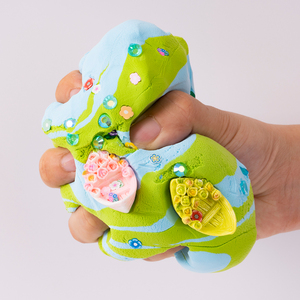 Ensemble de slime au beurre personnalisé, décoration florale, slime doux non collant, parfum crème glacée, balle rebondissante, jouet anti-stress - Product Image 3