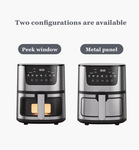 2025 최신 7L 대형 가족 에어 프라이어 2400W 전기 뜨거운 오븐 100 + 사전 설정 조리법 비 스틱 바구니 80-200 °C 온도 조절기 - Product Image 5