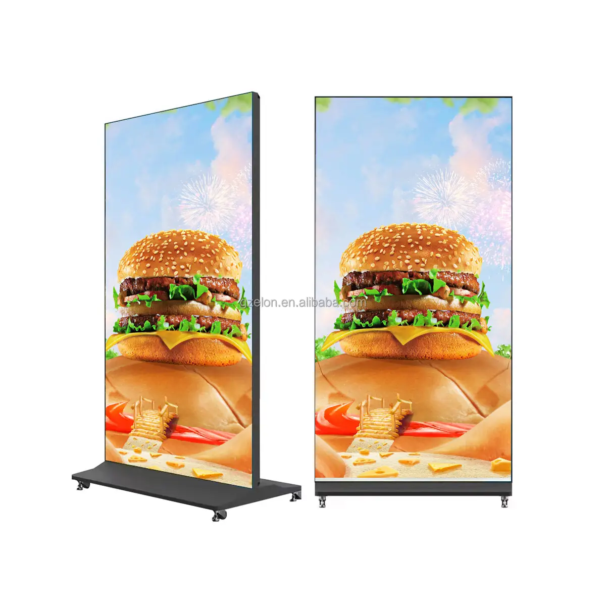 43 50 55 inç akıllı Kiosk dikey LCD reklam ekranı interaktif Panel dijital tabela Totem