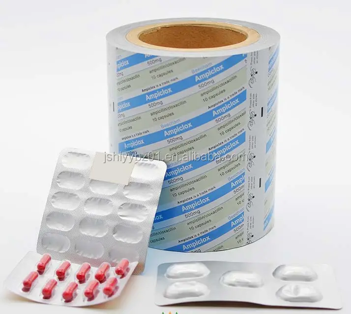 Blisterfolie Farmaceutisch Bedrukte Aluminium Farmaceutische Verpakkingsproducten