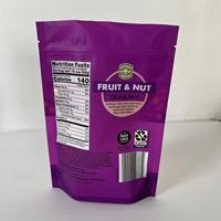 Flexibele verpakking bedrukte zak staande pouch met ritssluiting voor fruit & noten gemengde snacks koffie snoep