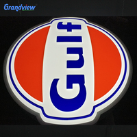 Boîte à lumière rotative à double face avec logo LED