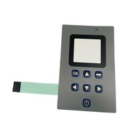 Tombol Embossing Metal Dome Membrane Switch dengan Perekat 3M9448A untuk Remote Controller