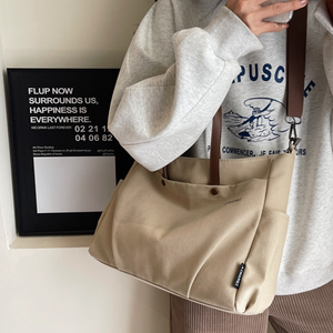 Sac fourre-tout en toile marron personnalisé en gros – Sacs fourre-tout pour femmes actives avec fermeture éclair et poignée - Product Image 3