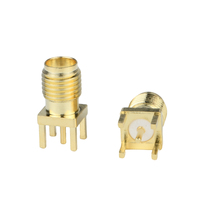 Conector Coaxial SMA-KE SMA Hembra RF, Conector Parcial de Pines SMA-KF