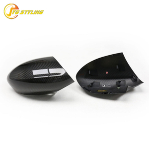 Coques de rétroviseurs en fibre de carbone véritable pour BMW E90 E92 E93 M3 1M <span class=keywords><strong>COUPE</strong></span> 2009-2013 – Coque de remplacement en fibre de carbone sèche pour rétroviseur latéral - Product Image 4