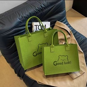 Bolso de fieltro - elegante bolso de hombro que combina con todo, bolso de compras de gran capacidad - Product Image 4
