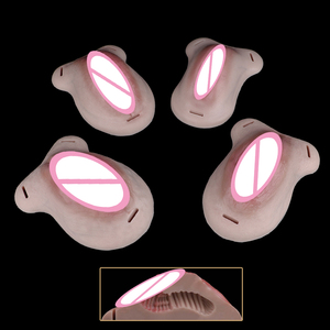 Dispositivo de ocultación de pene de silicona con almohadillas vaginales insertables tipo piel 4style MTF, con canal vaginal realista para transgénero y drag queen. - Product Image 1