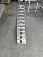 Rampe pliante portable en aluminium robuste pour fauteuils roulants, rampe de mobilité pour personnes handicapées, pour les marches, les portes et les escaliers à domicile