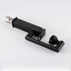 Phổ biến quý ông đen 360 độ xoay 304 thép không gỉ lưu vực Mixer vòi với hai chế độ xả nước vòi - Product Image 4