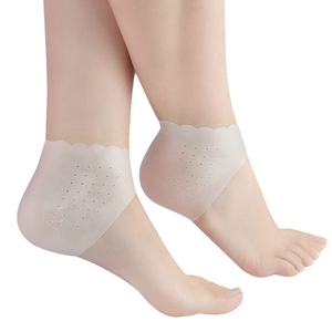 Meias de silicone para cuidados com os pés, 1 par de meias hidratantes para os pés rachados, para cuidados com a pele, protetores anti-craquelamento - Product Image 3