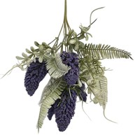 Vente chaude : Jacinthe artificielle réaliste à 6 branches en mousse, fleurs artificielles haut de gamme pour la décoration de mariages et d'hôtels, approvisionnement en gros