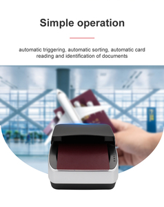 Sinocecu qr1000 (i) hộ chiếu và máy quét thẻ ID Tự động phát hiện giao diện USB mục Chứng Khoán hỗ trợ icao Doc 9303 - Product Image 4