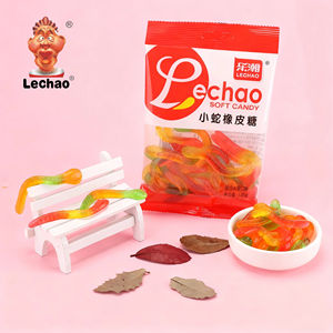 Asya aperatifler sakızlı şekerler yüksek kaliteli renkli solucan meyve suyu ekşi sakızlı solucan solucan sakızlı şeker - Product Image 2