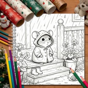 <span class=keywords><strong>Libro</strong></span> para Colorear Personalizado con Espiral, 24 Páginas, Estilo Cottagecore, para Aliviar el Estrés, Libros para Adultos, Regalos, Reventa, MOQ Bajo, OEM - Product Image 4