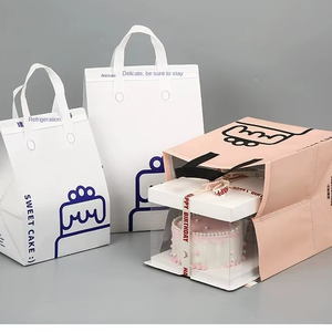 Non-woven Thermal Insulation Foldable Portable Takeaway Cooler Bags with Zipper Closure Custom Logo Disposable - Product Image 1