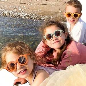 Gafas de Sol Redondas para Niños, Color Caramelo, Montura Pequeña, Moda 2021, Gran Venta, Novedad - Product Image 6