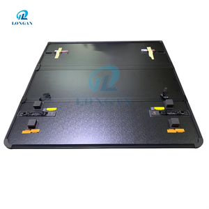 Couverture souple de tonneau de lit de <span class=keywords><strong>camion</strong></span> à trois volets compatible avec 2015 <span class=keywords><strong>2023</strong></span> Chevy Colorado GMC <span class=keywords><strong>Canyon</strong></span> avec lit de 5 pieds - Product Image 3