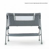 Lit de bébé moderne en alliage d'aluminium pour l'été, berceau portable pliable multifonctionnel pour nouveau-nés, berceau à bascule apaisant