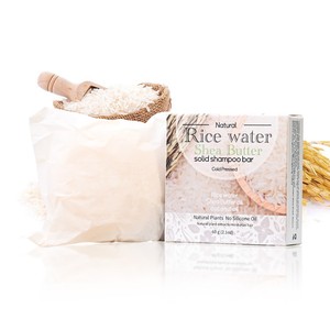 Champú Sólido Artesanal a Base <span class=keywords><strong>de</strong></span> Arroz, Portátil, Hidratante y Suavizante para el Cabello, Jabón Sólido con Aroma a Agua y Arroz para el Cuidado Corporal - Product Image 1