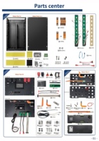 Hulk EU Stock Nouveau V19 48V Kit de boîtier de batterie en acier bricolage Dernier écran A2 Mise à niveau Protection contre l'incendie 15KW 51.2V Lifepo4 Boîtier de batterie