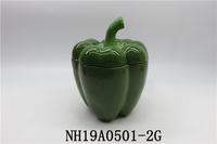 Bestcera Custom Creatieve Groenten Vormige Opslagcontainer Grote Pot Keuken Decoratieve Keramische Opslag Pot