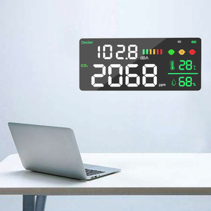 Moniteur de CO2 mural, détecteur de dioxyde de carbone, analyseur de gaz avec mesure du CO2 et alarme, pour la maison et le bureau - Product Image 6