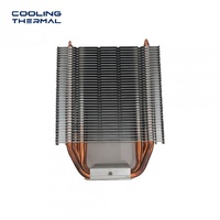 Dissipateur thermique personnalisé en aluminium pour transformateur, profil d'extrusion, radiateur avec tube en cuivre