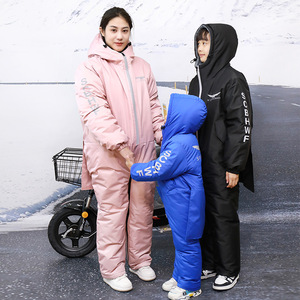 DD2220 Winter Bike guanti manubrio da esterno foderato in pile per tempo freddo impermeabile a manica lunga impermeabile in Jersey da ciclismo - Product Image 2