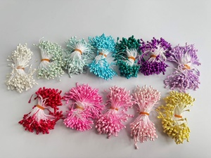 แกนดอกไม้จำลองทำจากยิปซัม 3 มม. สำหรับงาน DIY ทำมือ สไตล์หวานสดใส วัสดุปลอดภัย ไม่เหี่ยวเฉา - Product Image 3