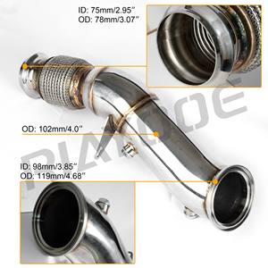 Collecteur d'échappement B46 pour <span class=keywords><strong>BMW</strong></span> F20 F22 F30 F31 F32 F33 F36 G20 G11 220i 320i 430i 530i 730i G29 Z4 30i Toyota Supra A91 2.0T Moteur B46 - Product Image 2