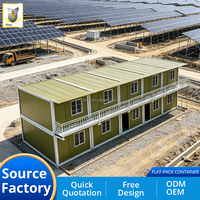 Vente en gros usine de maisons conteneurs modernes de 20 pieds, préfabriquées, modulaires, en kit, pour bureaux, logements et dortoirs