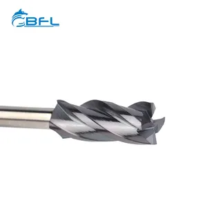 BFL carburo solido personalizzato 4 Flut end mill fresa in carburo fresatrice 4 Flat End Mills