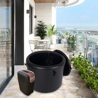 Jacuzzis gonflables personnalisés commerciaux Spa extérieur Portable rond chauffé Spa avec pompe à bulles et couvercle