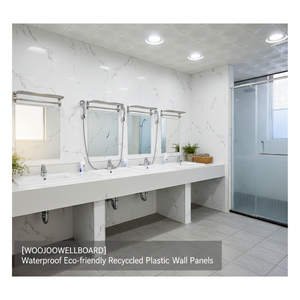 [WOOJOOWELLBOARD] Waterproof Eco-friendly Recycled <b>Plastic</b> <b>Wall</b> <b>Panels</b> for Household Use Easy Installation Made in Korea - Product Image 2