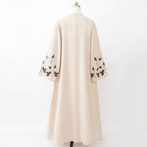 Vestido <span class=keywords><strong>de</strong></span> Fiesta Elegante para Mujer Árabe Musulmana <span class=keywords><strong>de</strong></span> Oriente Medio, <span class=keywords><strong>de</strong></span> Poliéster, Bordado, con Bloques <span class=keywords><strong>de</strong></span> Color y Manga Larga - Product Image 2