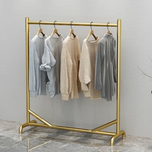 Portant à vêtements métallique sur pied à colonne unique, idéal pour la maison, la chambre et les magasins de vêtements - Product Image 4