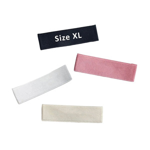 ป้ายทอโลโก้แบรนด์เสื้อผ้าที่สวมใส่สบาย ป้ายทอผ้าฝ้ายออร์แกนิกแบบกำหนดเองสำหรับเสื้อผ้า ป้ายทอผ้าสำหรับเย็บเสื้อผ้า - Product Image 1