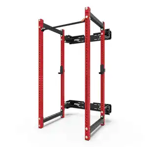 Multifunktions-Gewichtheben ohne Gewicht hochziehen Verstellbarer faltbarer Fitness käfig Faltbare Wand halterung Power Squat Rack