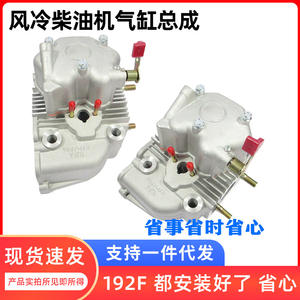 Conjunto de Cilindro para Motor Diésel Monocilíndrico Refrigerado por Aire 192F, Incluye Culata, Resortes, Arandelas, Pernos y Válvulas Dobles - Product Image 2