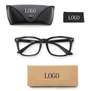 New Design Custom Logo Optical Eyewear Unisex Computer Eyeglasses Anti Blue Light Blocking Filter Eye Glasses Frames