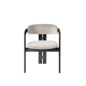 Sedia da Pranzo Moderna in Legno Massello Design Minimalista <span class=keywords><strong>Sedie</strong></span> in Tessuto Vellutato per <span class=keywords><strong>Soggiorno</strong></span> <span class=keywords><strong>Cucina</strong></span> e Ristorante - Product Image 5