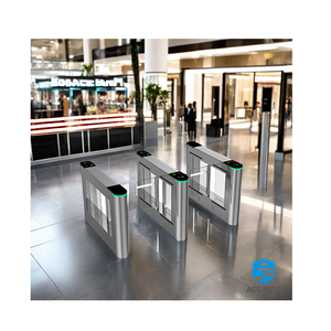 Puerta de barrera oscilante impermeable para exteriores ACS AUTO IP54 con RFID/Integración de acceso móvil - Product Image 1