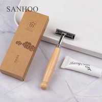 SANHOO Nouveau Produit Populaire Hôtellerie Personnalisé Biologique Jetable Écologique Bambou Biodégradable Trousse d'Articles de Toilette