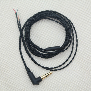 สายสัญญาณเสียง 2.0 มม. 4 เส้น ทองแดงบริสุทธิ์ แบบถัก DIY MP3 กึ่งสำเร็จรูป พร้อมขั้วต่อ TRS ชุบทอง - Product Image 1