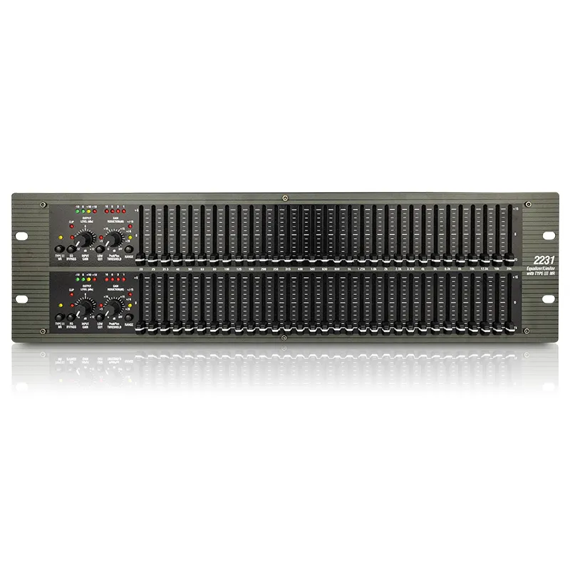 General use dual channel 31 band 2231 graphic equalizer